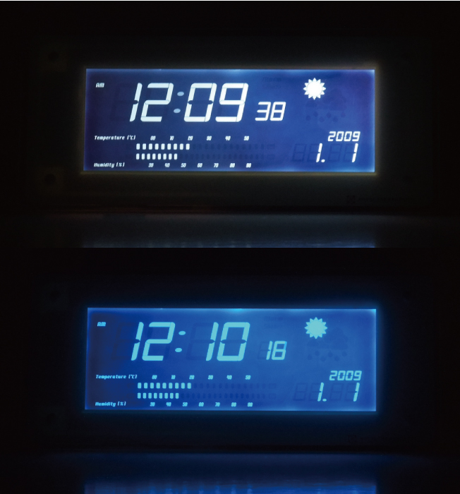 LCD RADIO CLOCK　FUZEの説明02