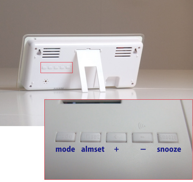 LCD RADIO CLOCK　FUZEの説明03